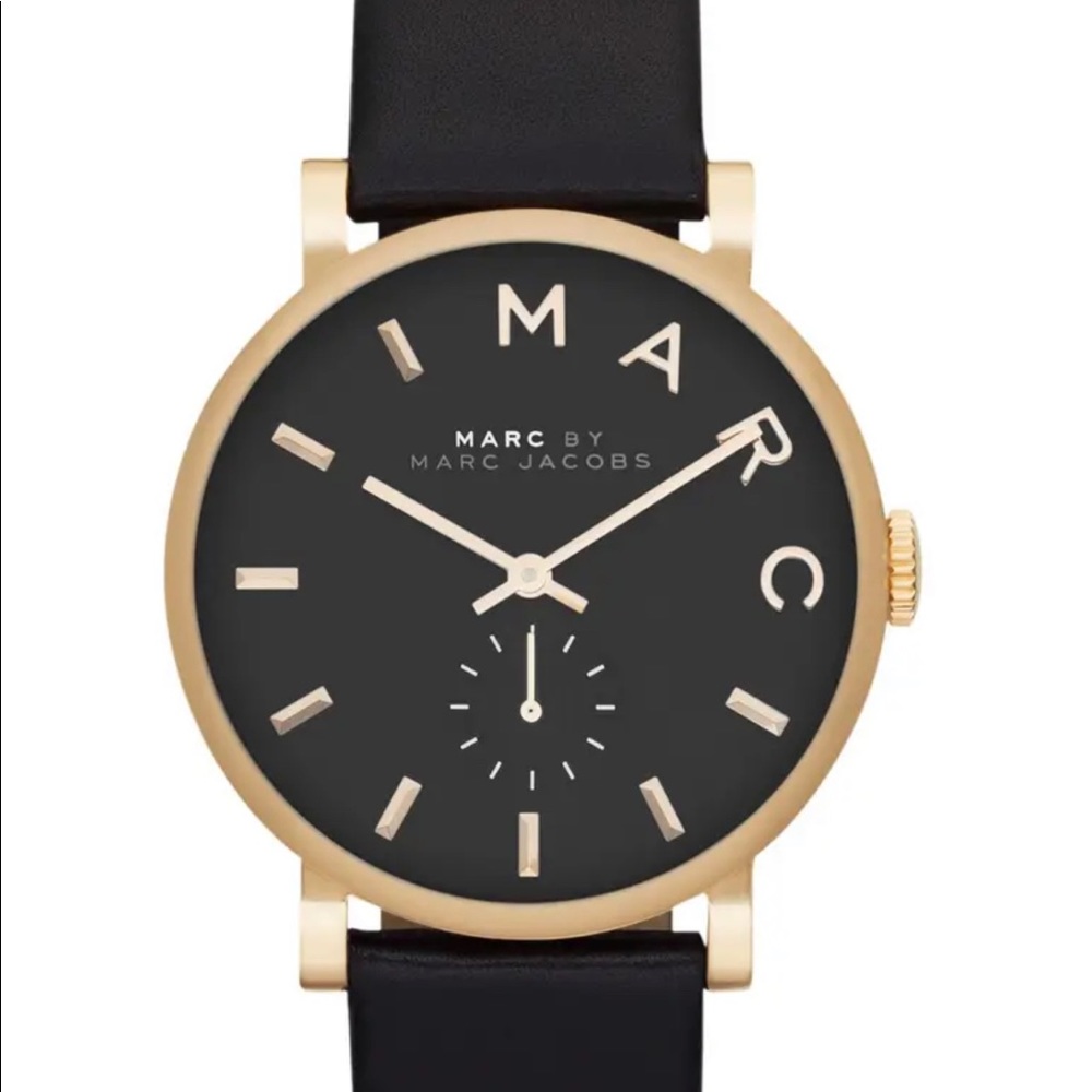 Baker' Leather Strap Watch, 37mm
MARC JACOBS.